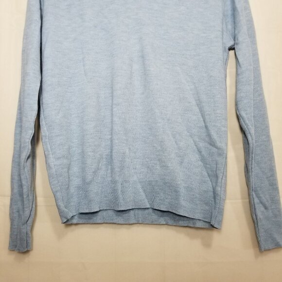 Vintage Garan v-neck knit sweater light blue size M medium pullover made in USA - Picture 4 of 10